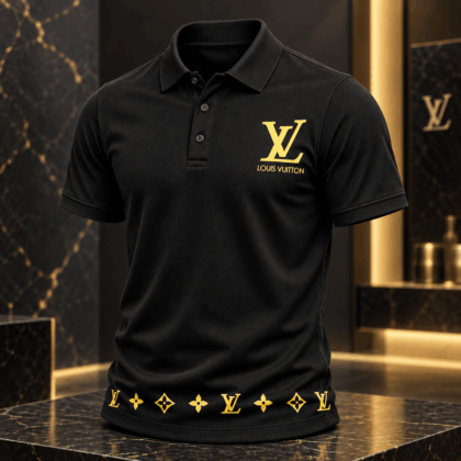 Louis Vuitton | Golden Monogram Hem Polo Shirt Fall 2026 Collection