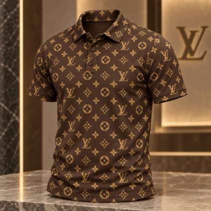 Louis Vuitton | Classic Brown Monogram Polo Shirt Fall 2026 Collection