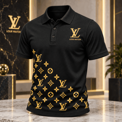 Louis Vuitton | Golden Monogram Fade Polo Shirt Fall 2026 Collection