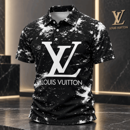 Louis Vuitton | Oversized Logo Splatter Polo Shirt Fall 2026 Collection