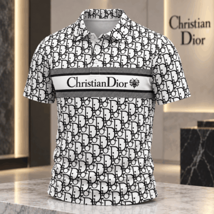 Dior | Oblique Monogram Stripe Polo Shirt Fall 2026 Edition