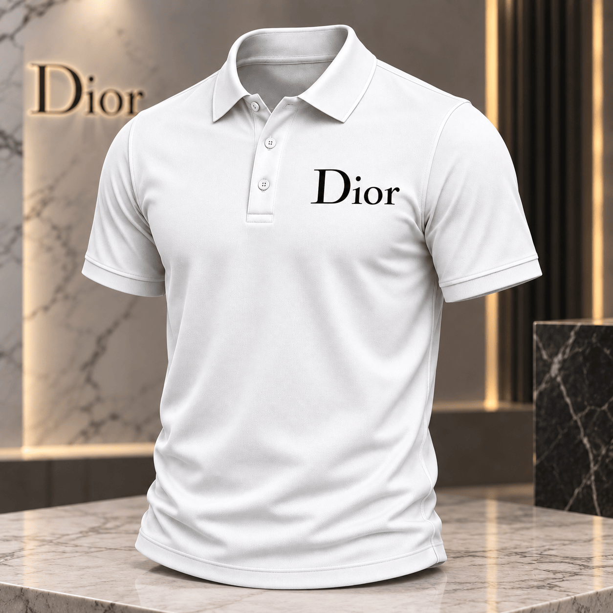Dior | Classic Wordmark Print Polo Shirt Fall 2026 Edition