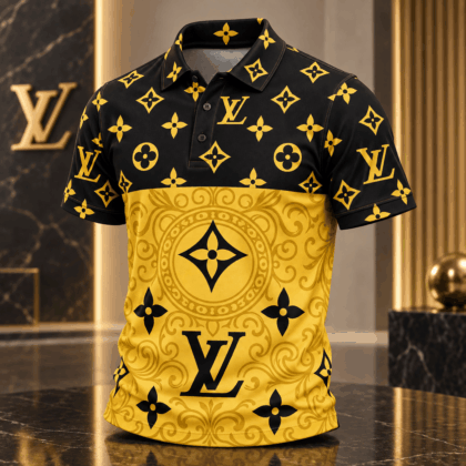 Louis Vuitton | Golden Baroque Monogram Polo Shirt Fall 2026 Collection