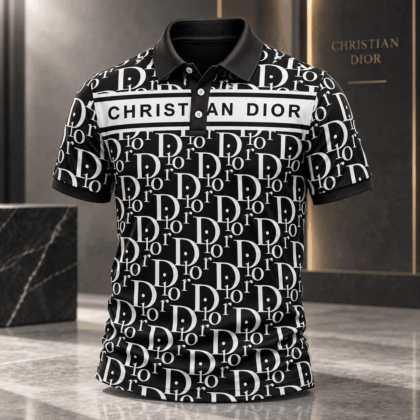 Dior | Oversized Monogram Stripe Polo Shirt Fall 2026 Edition