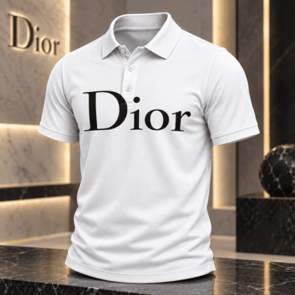 Dior | Oversized Wordmark Print Polo Shirt Fall 2026 Edition