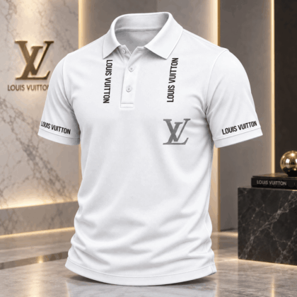 Louis Vuitton | Vertical Wordmark Emblem Polo Shirt Fall 2026 Collection