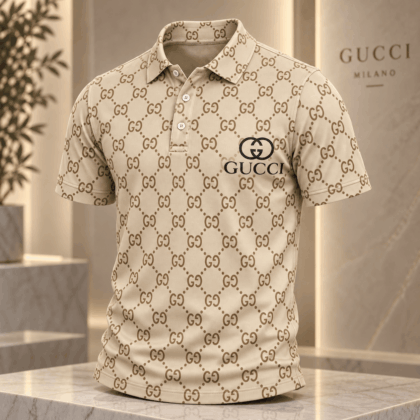Gucci | Dotted Monogram Diamond Polo Shirt Fall 2026 Drop