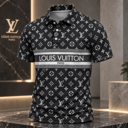 Louis Vuitton | Monogram Stripe Print Polo Shirt Fall 2026 Collection