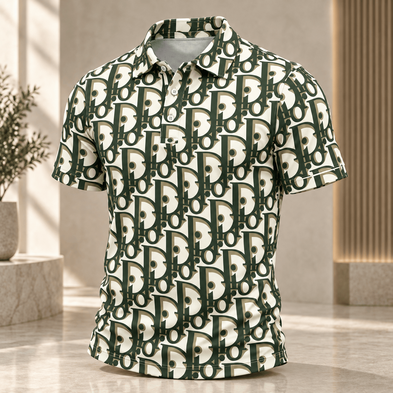 Dior | Oblique Monogram Print Polo Shirt Fall 2026 Edition