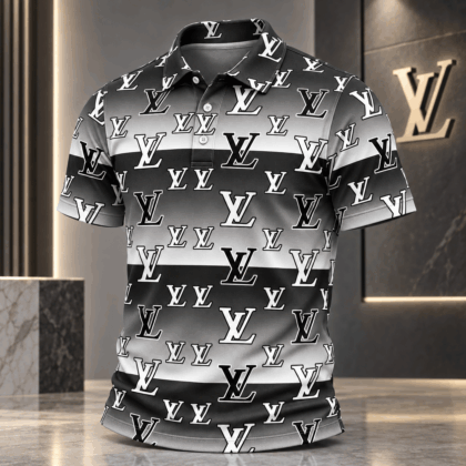 Louis Vuitton | Monogram Gradient Stripe Polo Shirt Winter 2026 Collection