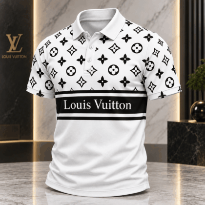 Louis Vuitton | Monogram Floral Stripe Polo Shirt Winter 2026 Collection