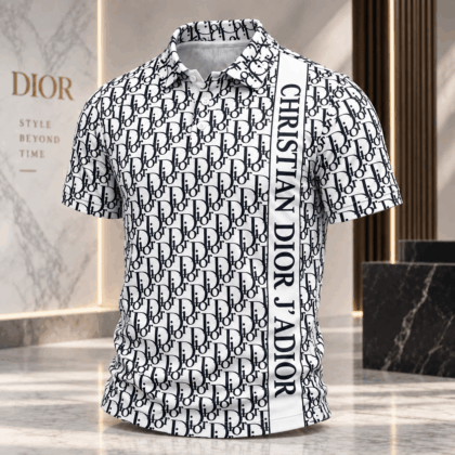 Dior | Oblique Monogram Stripe Polo Shirt Fall 2026 Edition