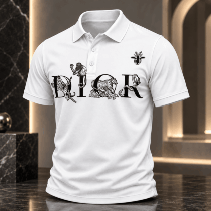 Dior | Wildlife Lettering Print Polo Shirt Fall 2026 Edition