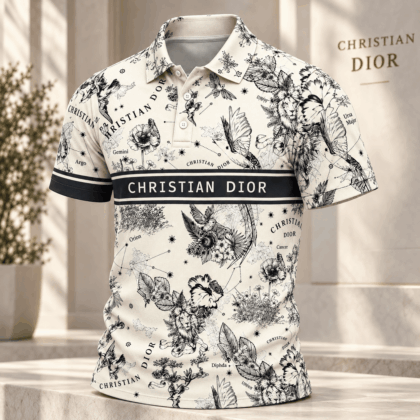 Dior | Celestial Botanical Toile Polo Shirt Fall 2026 Edition
