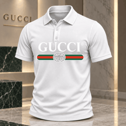 Gucci | Web Stripe Logo Polo Shirt Fall 2026 Drop