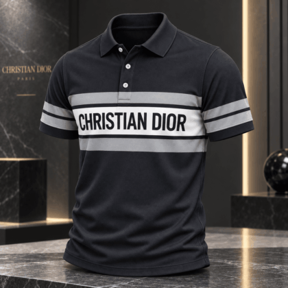 Dior | Logo Chest Stripe Polo Shirt Winter 2026 Edition