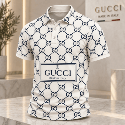Gucci | Interlocking Monogram Lattice Polo Shirt Fall 2026 Drop