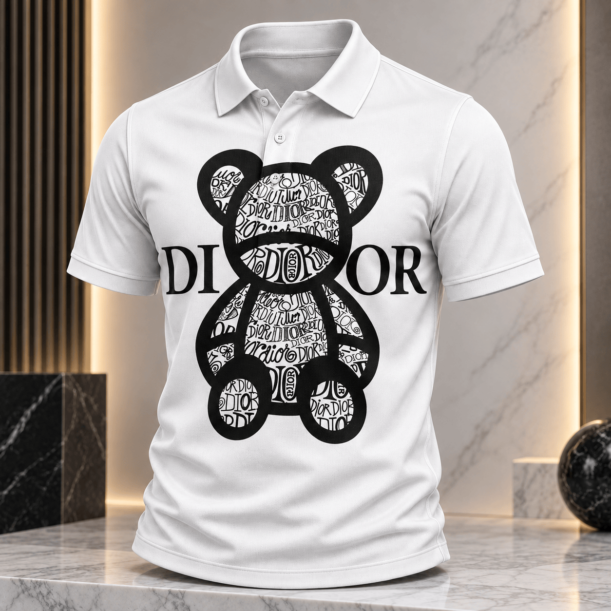 Dior | Monogram Teddy Graphic Polo Shirt Winter 2026 Edition