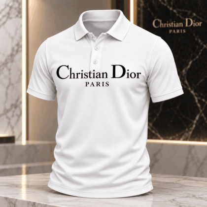Dior | Paris Serif Wordmark Polo Shirt Winter 2026 Edition
