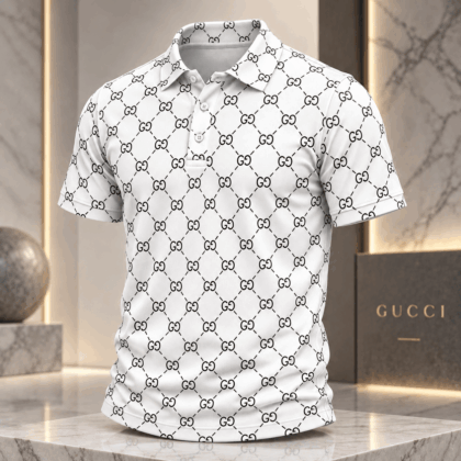 Gucci | Interlocking Monogram Lattice Polo Shirt Fall 2026 Drop