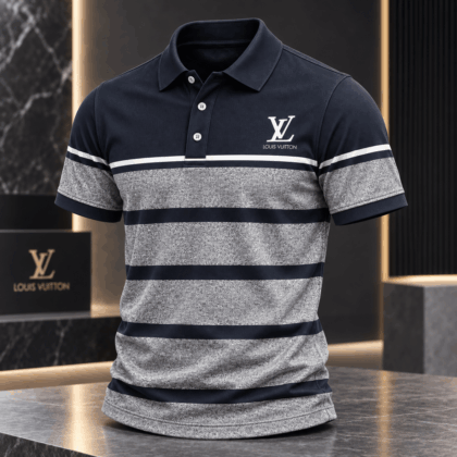 Louis Vuitton | Paisley Stripe Print Polo Shirt Winter 2026 Collection