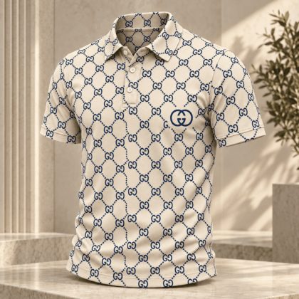 Gucci | Diamond Monogram Print Polo Shirt Fall 2026 Drop