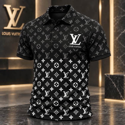 Louis Vuitton | Gradient Monogram Print Polo Shirt Winter 2026 Collection