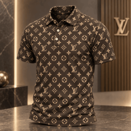Louis Vuitton | Classic Monogram Print Polo Shirt Holiday 2026 Collection