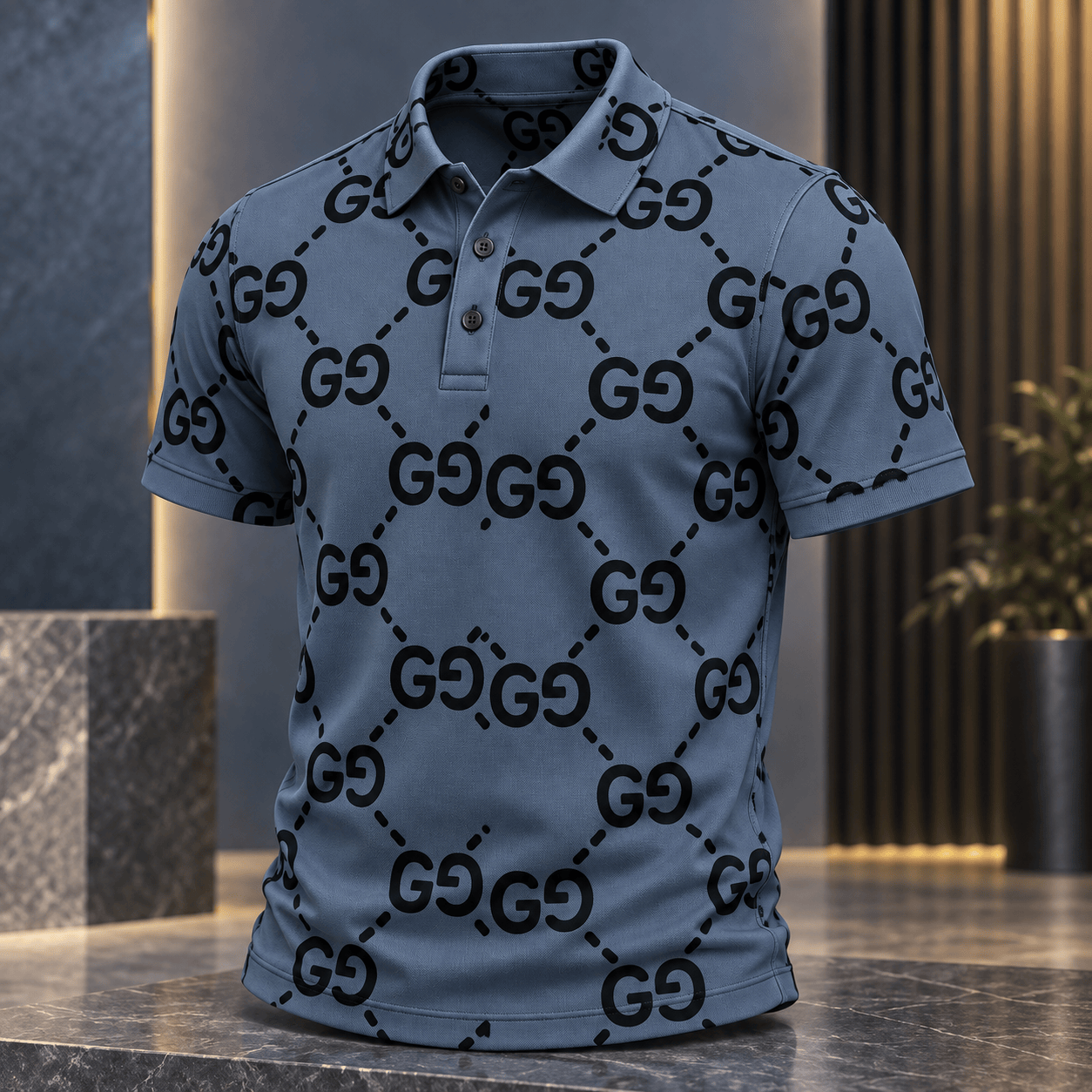 Gucci | Interlocking Monogram Lattice Polo Shirt Fall 2026 Drop