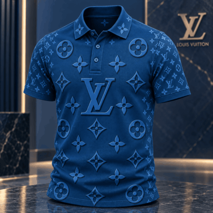 Louis Vuitton | Tonal Oversized Monogram Polo Shirt Winter 2026 Collection