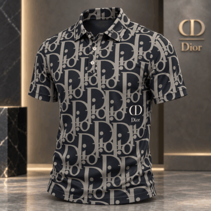 Dior | Oblique Monogram Print Polo Shirt Winter 2026 Edition