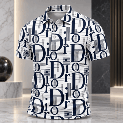 Dior | Oversized Typographic Monogram Polo Shirt Winter 2026 Edition