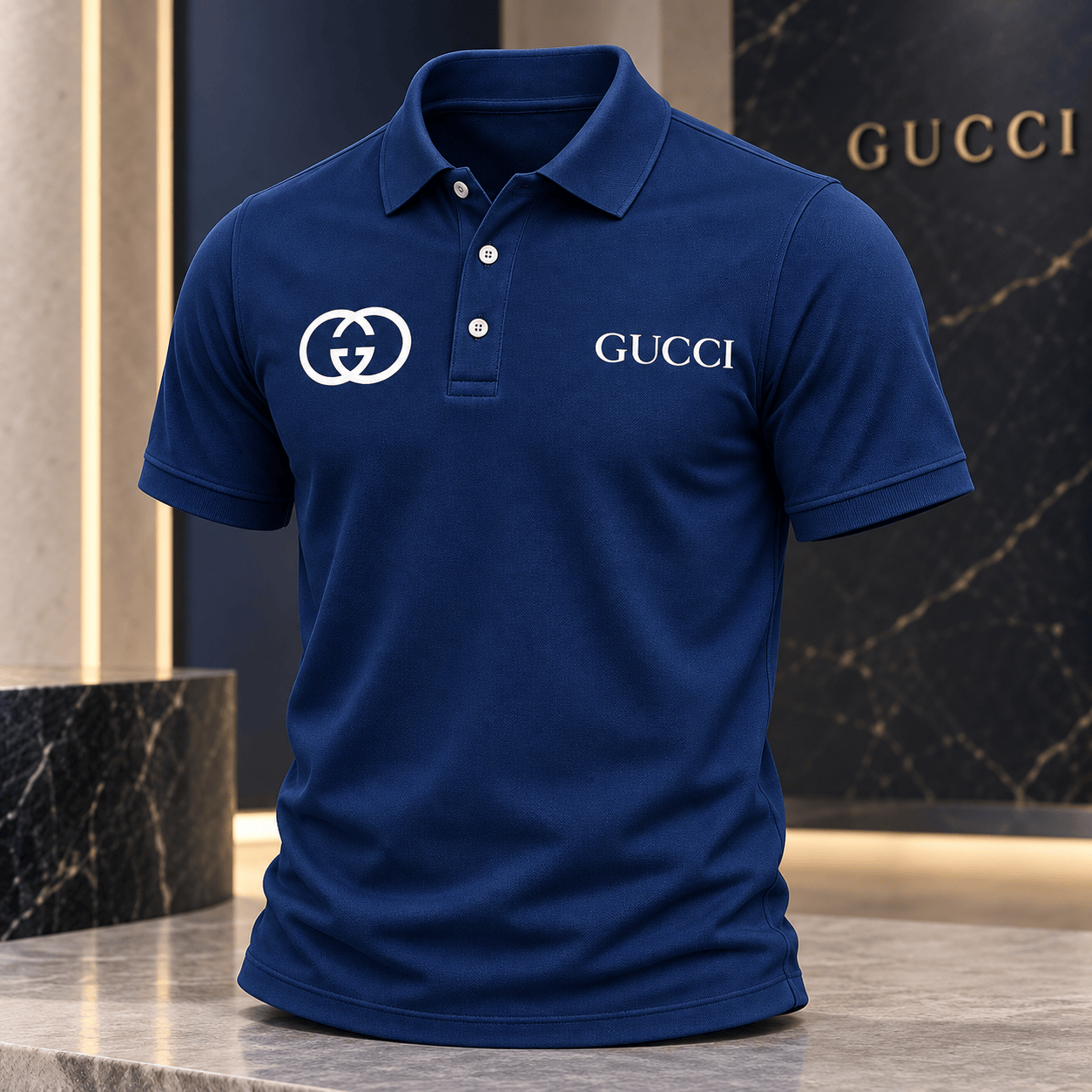 Gucci | Dual Signature Chest Logos Polo Shirt Fall 2026 Drop