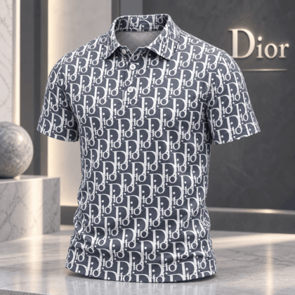 Dior | Oblique Monogram Print Polo Shirt Winter 2026 Edition