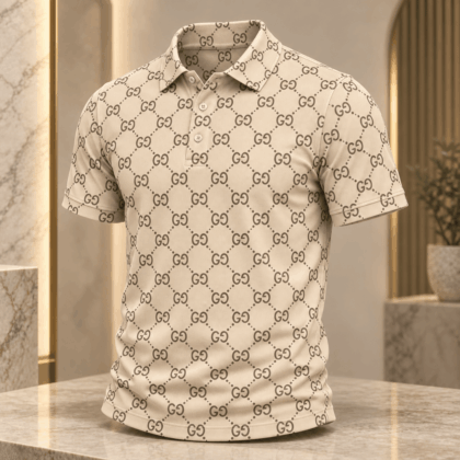 Gucci | Diamond Monogram Print Polo Shirt Fall 2026 Drop