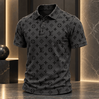 Louis Vuitton | Shadow Monogram Print Polo Shirt Holiday 2026 Collection