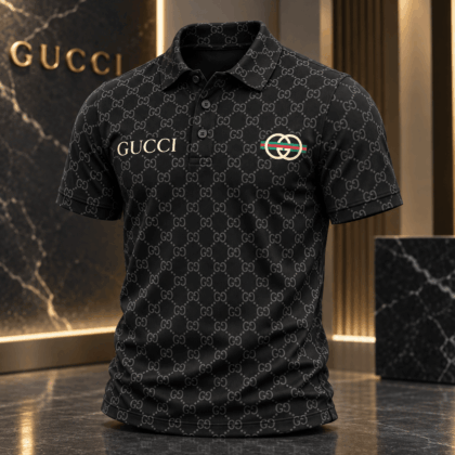 Gucci | Interlocking Monogram Lattice Polo Shirt Winter 2026 Drop