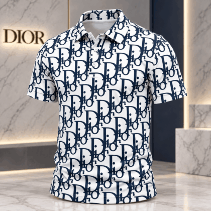 Dior | Oblique Monogram Print Polo Shirt Holiday 2026 Edition