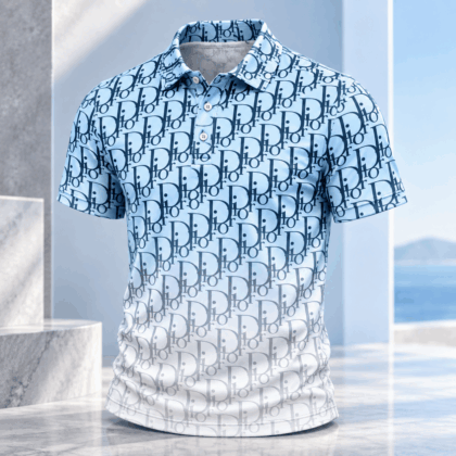 Dior | Gradient Oblique Monogram Polo Shirt Holiday 2026 Edition