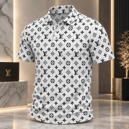 Louis Vuitton | Classic Monogram Print Polo Shirt Holiday 2026 Collection