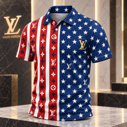 Louis Vuitton | Monogram Stars And Stripes Polo Shirt Christmas 2026 Collection