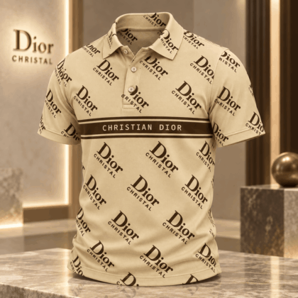 Dior | Allover Wordmark Band Polo Shirt Holiday 2026 Edition