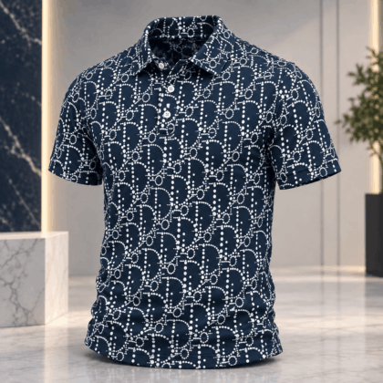 Dior | Dotted Chainlink Print Polo Shirt Holiday 2026 Edition