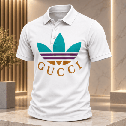 Gucci | Colorblock Trefoil Graphic Polo Shirt Winter 2026 Drop