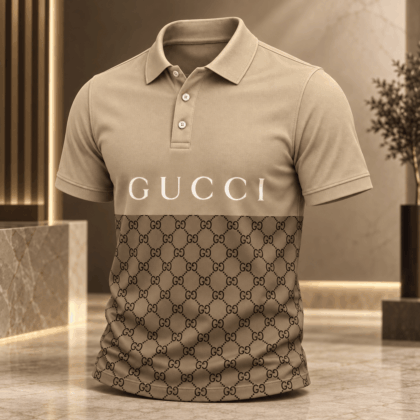 Gucci | Monogram Lattice Colorblock Polo Shirt Winter 2026 Drop