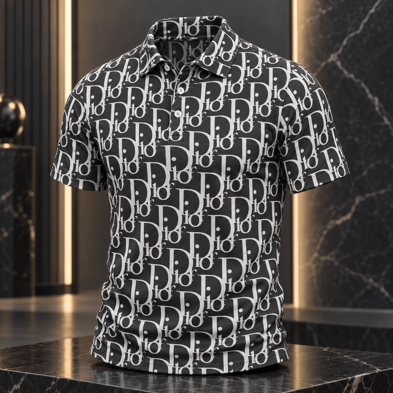 Dior | Oblique Monogram Print Polo Shirt Holiday 2026 Edition