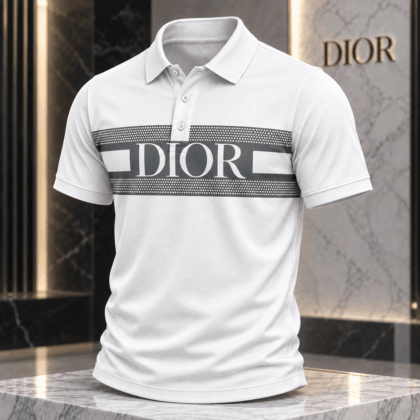 Dior | Dotted Logo Stripe Polo Shirt Holiday 2026 Edition