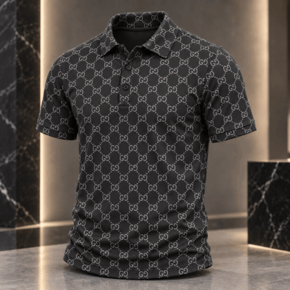 Gucci | Dotted Diamond Monogram Polo Shirt Winter 2026 Drop