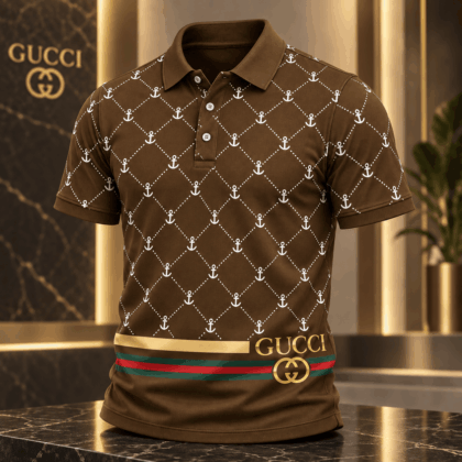 Gucci | Anchor Diamond Lattice Polo Shirt Winter 2026 Drop