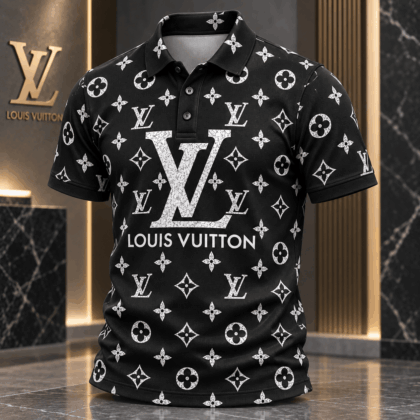 Louis Vuitton | Distressed Oversized Monogram Polo Shirt Christmas 2026 Collection